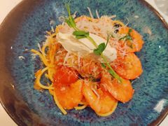 鲜茄茸大虾配马斯卡朋意大利面-BE BRIGHT KITCHEN(正佳广场店)