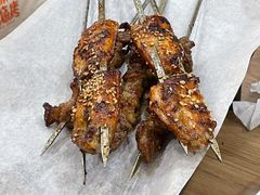 特色烤翅-宝记烧烤·碳锅羊肉·羊蝎子火锅·夜食社(文体路创始店)