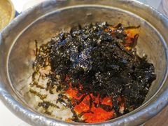 手抓金枪鱼虾籽饭-猪啊牛呀羊啊铜盘烤肉(正大广场店)