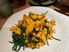 沙葱炒鸡蛋-耶里夏丽·丝路国际·新疆餐厅(浦东区东方路店)