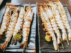 盐烤明虾-万岛日本料理铁板烧(静安店)
