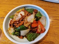 时蔬爆三鲜-去茶去餐厅(中央大街店)