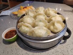 茭瓜鸡蛋虾仁蒸饺-小船渔村•大连菜•大连焖鱼(明泽街店)