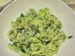 荠菜花菜炒蘑菇-洋洋中餐馆·SINCE 1997(信投店)
