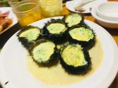 海胆蒸蛋-蓝湾碧波·老字号·疍家非遗海上餐厅