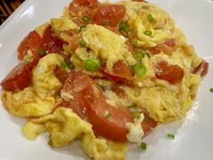 西红柿炒鸡蛋-大富蚝乌东哥饭店·石锅鱼杂·柠檬鸭(革新路店)