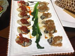 -东来菜馆•手抓海鲜家常菜•海鲜锅贴(鸽子窝店)