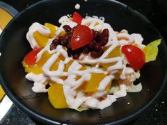 黄桃黄桃沙拉-猪啊牛呀羊啊铜盘烤肉(正大广场店)