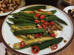 肉炒秋葵-锦小馆(安贞店)