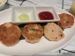 香煎虾饼-双合园·海鲜水饺青岛菜(万佳广场店)