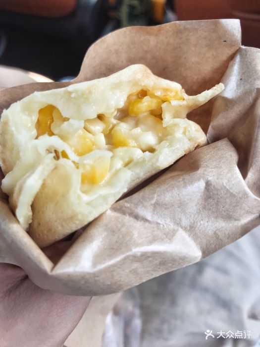 玉米芝士车轮饼