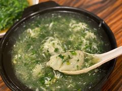 荠菜小馄饨银鱼羹-建国328小馆