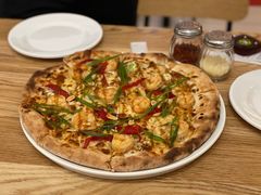 宫保虾仁披萨-城市大道红炉披萨烘焙坊