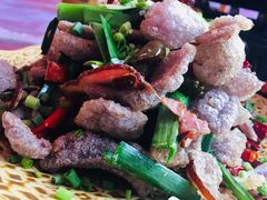 蕨粑炒腊肉-古城苗家土菜馆(河景餐厅店)