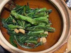 豆豉鲮鱼炒香格里拉莴笋尖-四季民福烤鸭店(西单华威约饭街店)