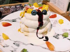 百香果蓝莓舒芙蕾松饼-麦甜创意轻食餐厅(西康路店)
