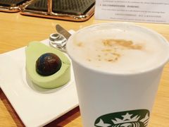 绿色星丸子蛋糕-星巴克(北辰西路店)