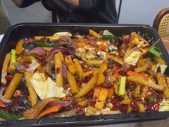 -干老庆贵州留一手烤鱼·地摊火锅(财经大学店)