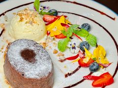 熔岩巧克力蛋糕-Golden Lily河内巴黎法越料理餐厅(建国西路店)