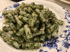 荠菜肉丝炒年糕-银都上海菜馆(粤海东路店)