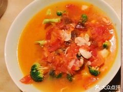 上汤西兰花-绿茶餐厅(广州天河城店)