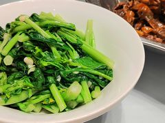 炒油麦菜-脆皮烧鸡公