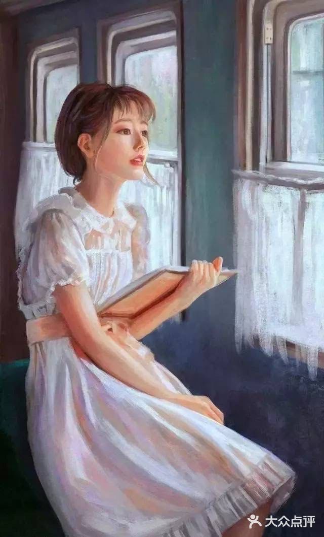 🥳画里的美女宛若天仙，超美！