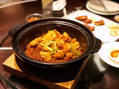 葱姜粉丝沼虾煲-杭州西子湖四季酒店·金沙厅