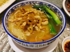 榨菜肉丝汤面-东莞塘厦三正半山温泉酒店·汉宫中餐厅