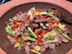 小炒黄牛肉-毛家饭店(平湖店)