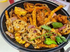 干锅牛蛙-渝蛙馆(新百店)