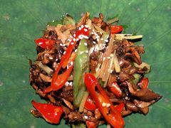 素XO酱吵灰树花-菩提素素食餐厅(晶郦馆店)