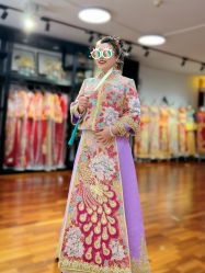 -懿沉香中式嫁衣礼服秀禾服龙凤褂马来褂旗袍总店