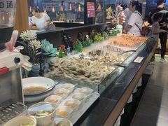 自助取餐区-汉金城海鲜烤肉自助百汇(威海威高广场店)
