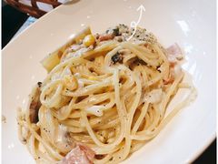 黑松露奶油蘑菇培根意面-麦田工坊(月湖店)