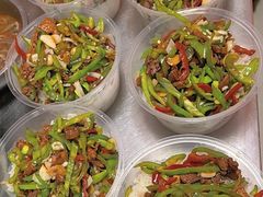 -陕北农家小吃风干羊肉剁荞面