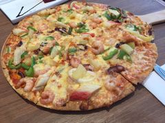 海鲜至尊薄脆披萨-必胜客(东岳店)