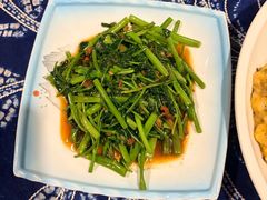 虾味炒空心菜-滇道云南特色料理(康定路店)