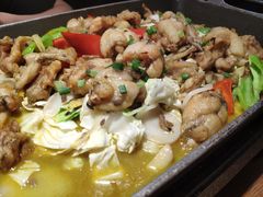 特色炭烧牛蛙（鸡汁菌菇味）-辣得叫湘菜(四明店)