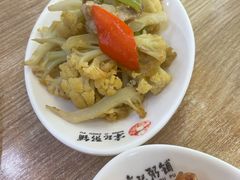 肉炒有机菜花-送福记宋记粥铺(南京南街店)
