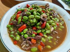 毛豆炒牛肉-小口味