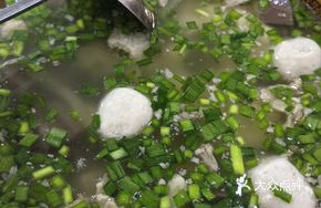 Fish Ball, Pork Blood, and Tofu Soup