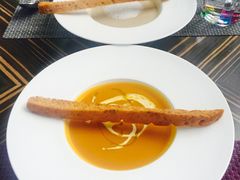 奶油栗子南瓜汤-小莫餐厅And More Restaurant西餐(北京展览馆店)