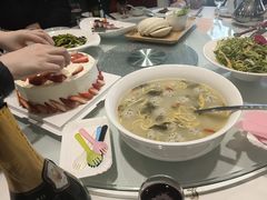 -海派美食·家宴海鲜青岛菜·石锅鲽鱼头(东方城店)