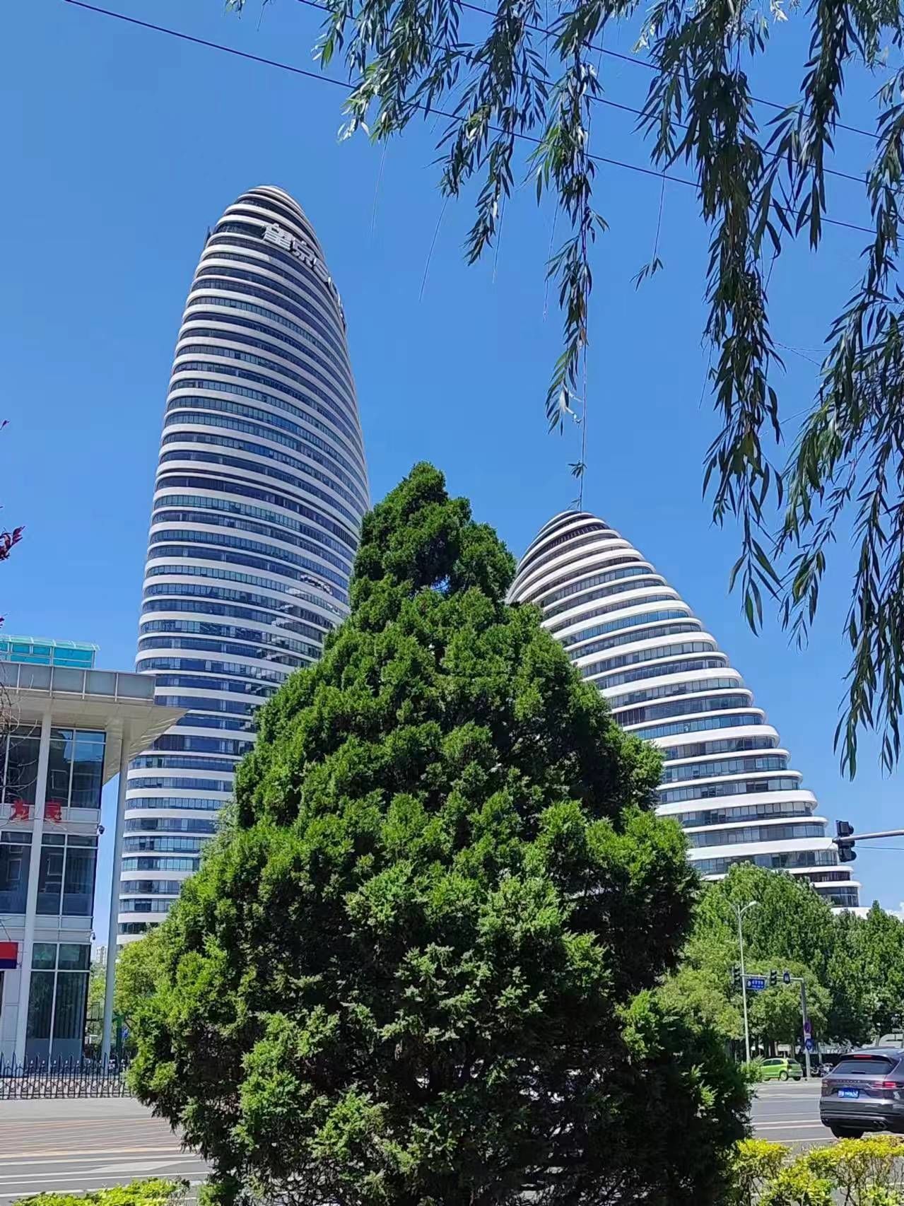现今望京soho的标志性建筑