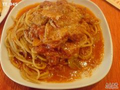 中午50元的&nbsp;SET,包括的&nbsp;意大利面。-BISTROFIORE美伊娜(伊犁南路店)