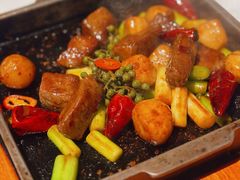 石锅花椒牛仔骨-新荣记(建国门外大街店)