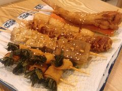 豆皮包韭菜-黄记潮汕甜汤(贝底田坊店)