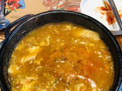 嫩豆腐汤-万兴佳烤肉·长白山老味道(宏泰广场店)