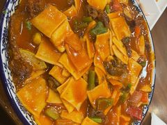 羊肉炒面片子-兰州-西固陈记牛肉面·烧烤(山阴路店)